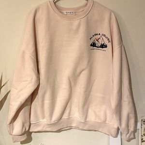Crew neck graphic print